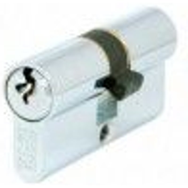 Cylindre FAC clé crantée 60-f 30x30 nickelé 13,5 mm.