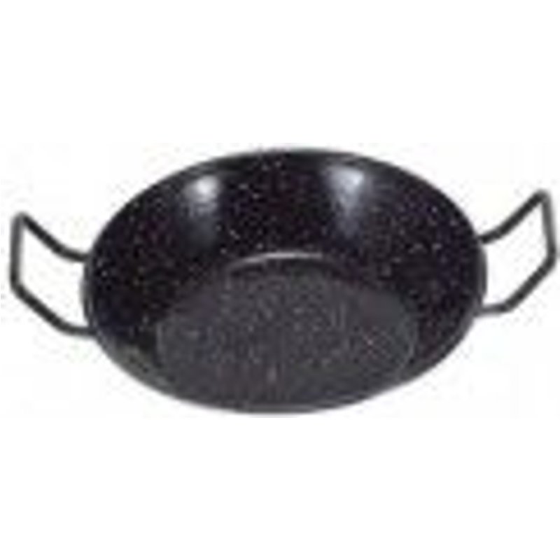 Poêle profonde 2 poignées émaillée 30 cm.