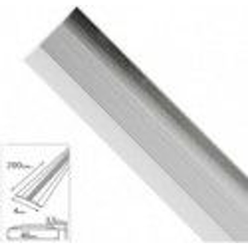 Couvre-joint adhésif pour moquettes métal argenté 200,0 cm