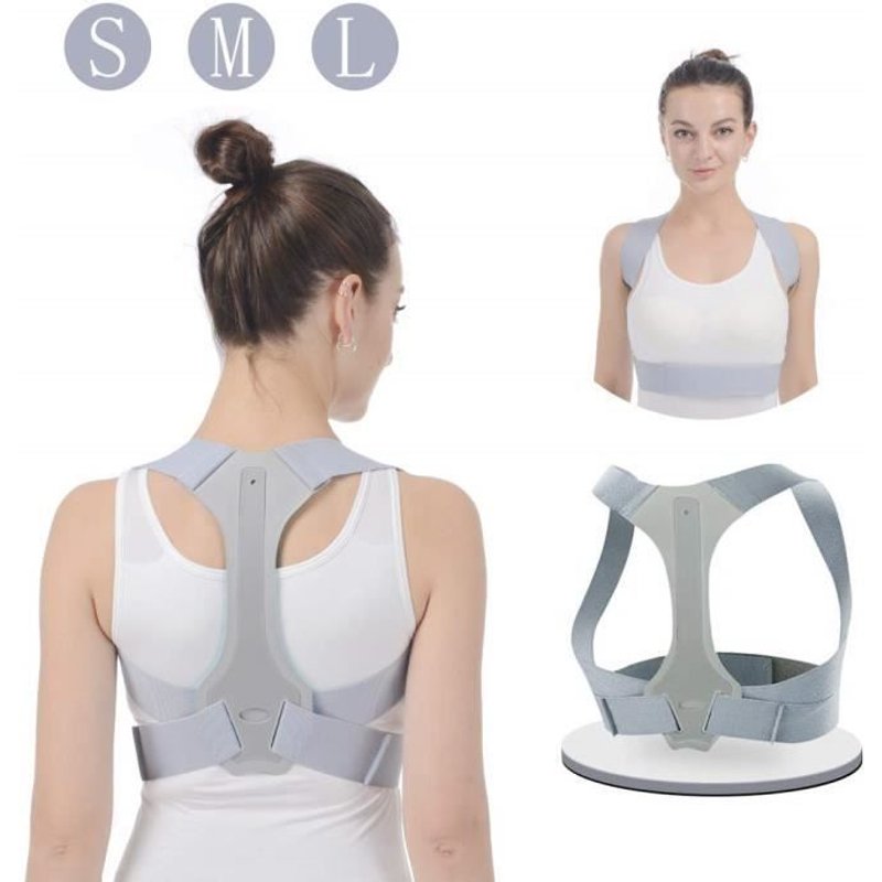 Correcteur De Posture Correcteur De Posture Dos Correcteur De Posture Pour Homme Et Femme Correcteur De Posture Ajustable - M