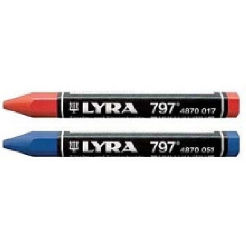 Boîte de 12 craies rouges