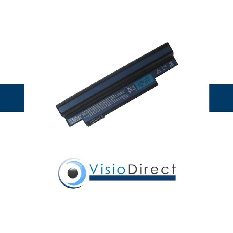 Batterie pour ordinateur portable ACER Aspire One AO532h-2Ds coloris noir - Visiodirect -