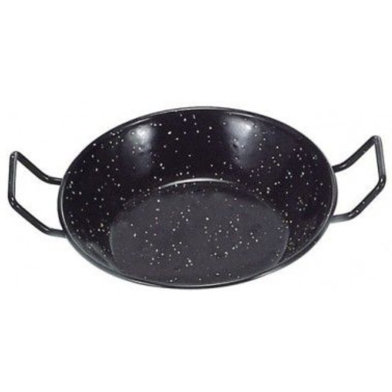 Poêle profonde 2 poignées émaillée 26 cm.