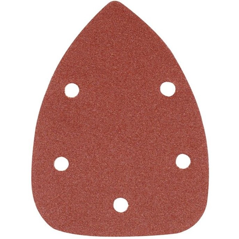 10 feuilles abrasives auto-agrippantes 140 mm - Grain 80