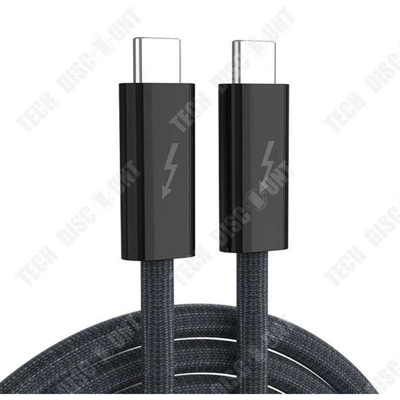 TD Câble 1.8M 40Gbps Câble HD 8K 60Hz 240W pour téléphones portables et ordinateurs câble usb c vers usb c câble usb c Câble TypeC