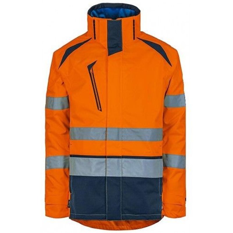 Parka haute visibilité imperméable et rétroréfléchissante LONG LIFE - orange M T2S