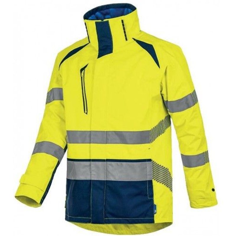 Parka haute visibilité imperméable et rétroréfléchissante LONG LIFE - jaune S T2S