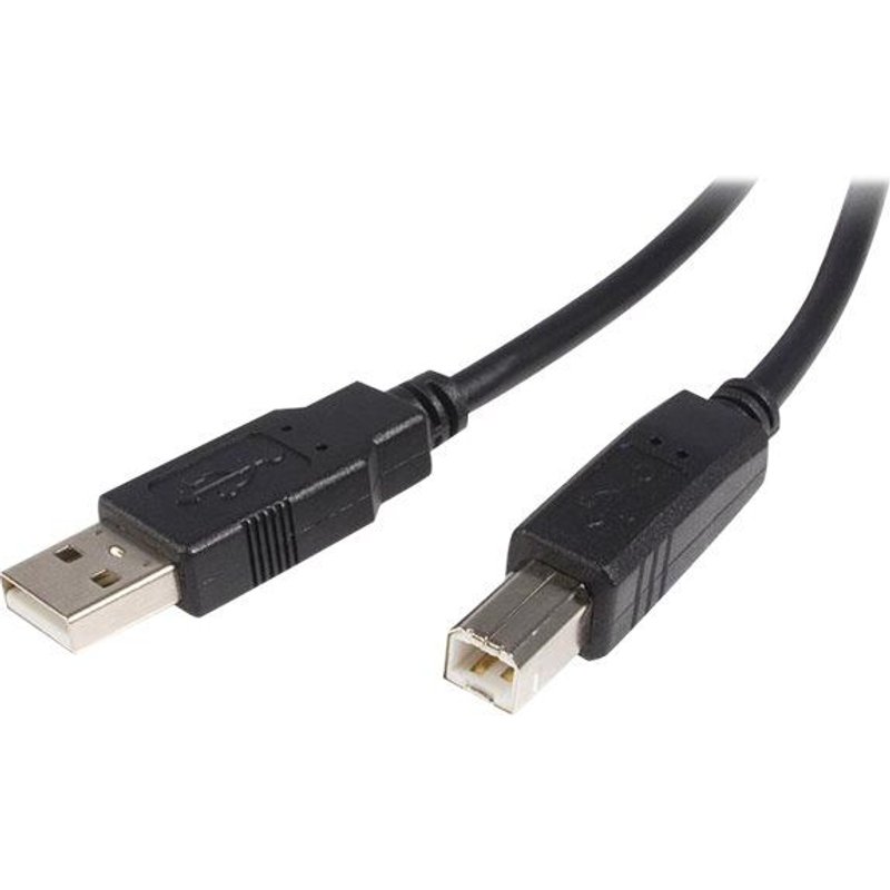 StarTech.com Câble USB 2.0 A vers B de 50 cm - Cordon USB A vers USB B de 0,5 m - M/M - Câble USB - USB (M) pour USB type B (M) - USB 2.0 - 50 cm - noir