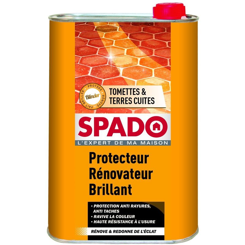 Spado protection rénovatrice d'éclat blindor tomettes et terres cuites 1 l