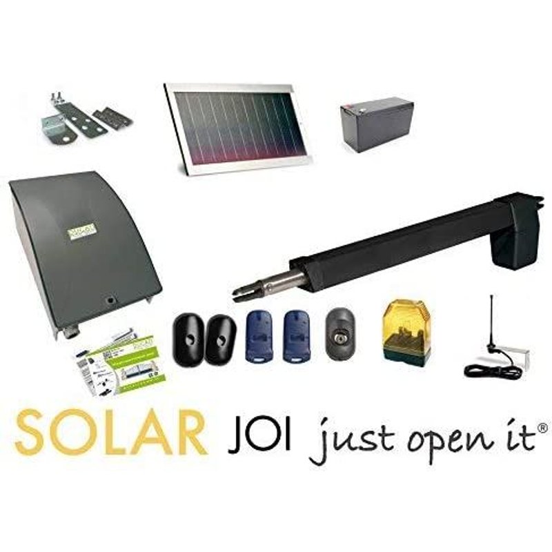 Kit solaire mono Automation Ducati Home HC812-400 idéal pour 1 portail battant 100% autonome avec technologie solaire