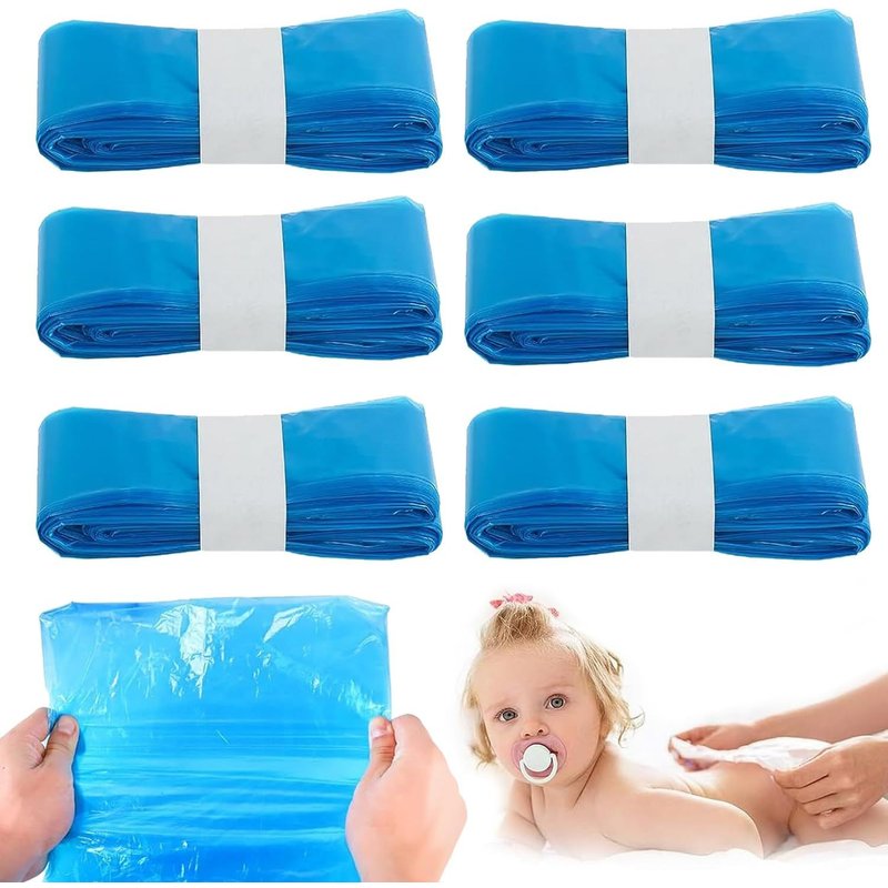Recharges Pour Poubelle À Couches - Aqsacokiya - 6 Packs Sacs Anti-Odeur, Compatible Avec Tommee Tippee Sangenic Tec, 4,5 M