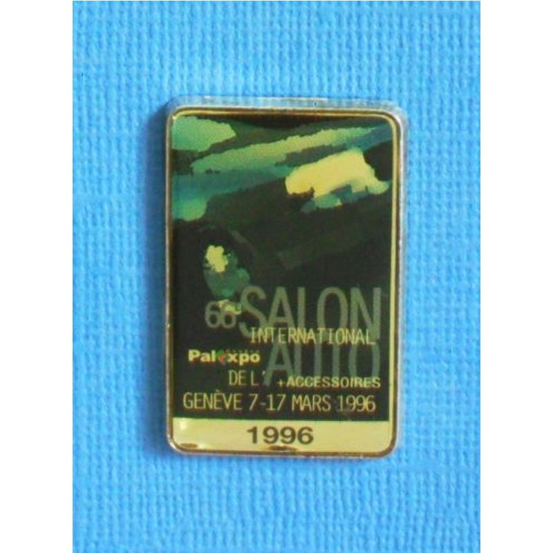 16359 // 1 Pin's : 66ème Salon International De L'auto + Accessoires Genève 1996 Palexpo . (E.C.S. P.O.Box Bernex-Ge)