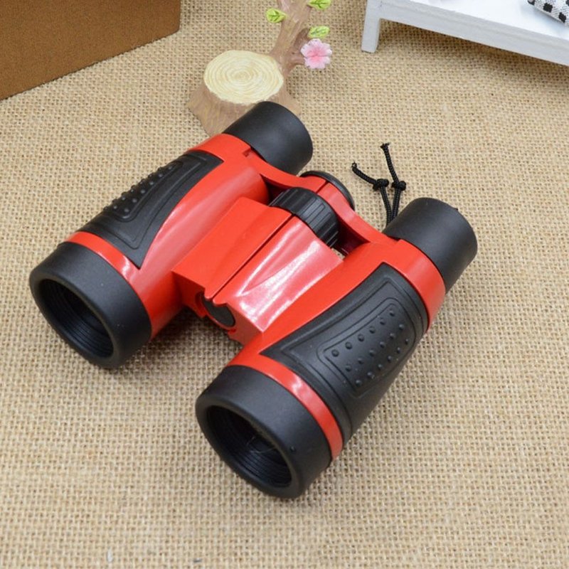 4x Jeux Abs Plastique Garçons Haute Définition Enfants Jumelles Filles Double Tube Compact Extérieur Télescope Enfants Jouets