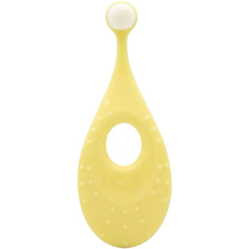 Brosse À Dents Pour Bébé Prévenir L'échaudage Mignon Pp Anti-Dérapant Poignée Non Toxique Nettoyage Oral Cou Court Soins Des Gencives Soies Souples Dentaire