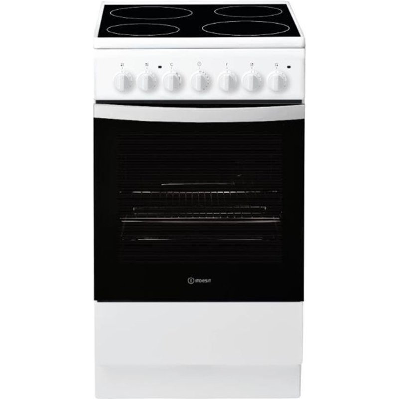 Indesit IS5V5PCW/FR Cuisinière Blanc
