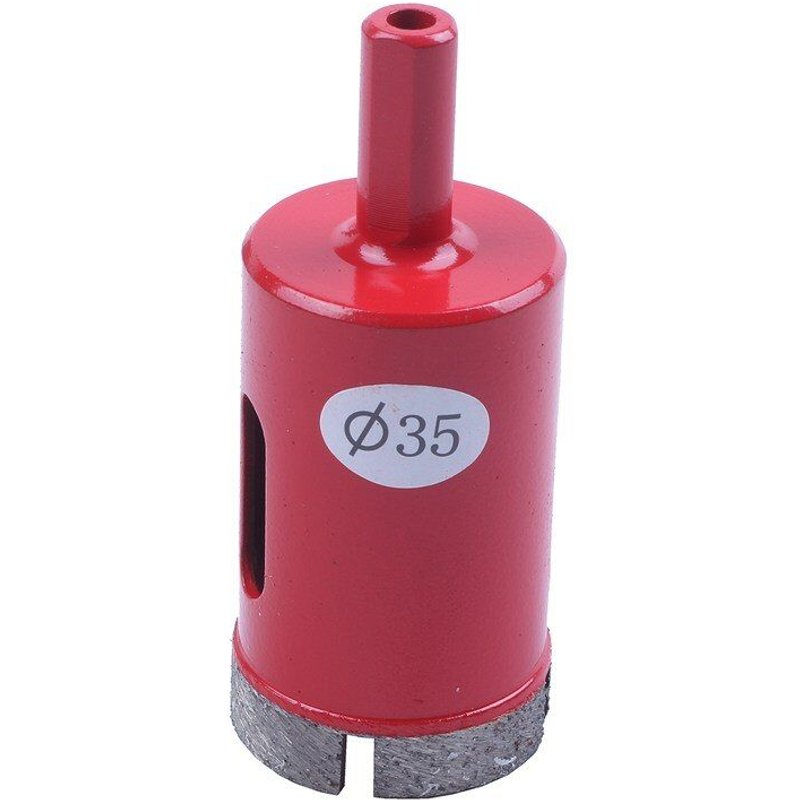 35mm Dia marbre granit diamant outil scie cloche rouge