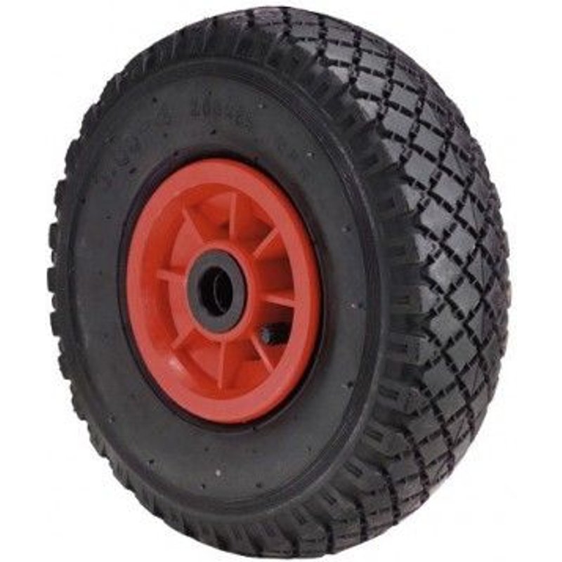 Roue chariot sacs pneumatique, jante plastique 20 mm