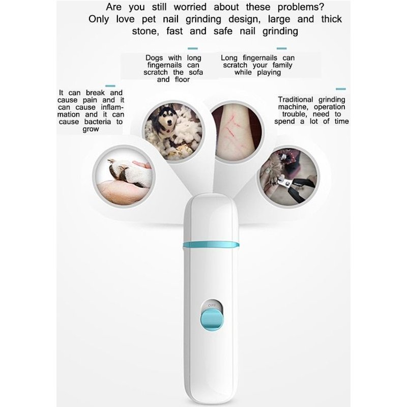 Moulin À Ongles Électrique Pour Animaux Domestiques Lime De Toilettage Pour Chats Et Chiens Broyeur Professionnel Pour Pattes Tondeuse Pour Soins Des Ongles