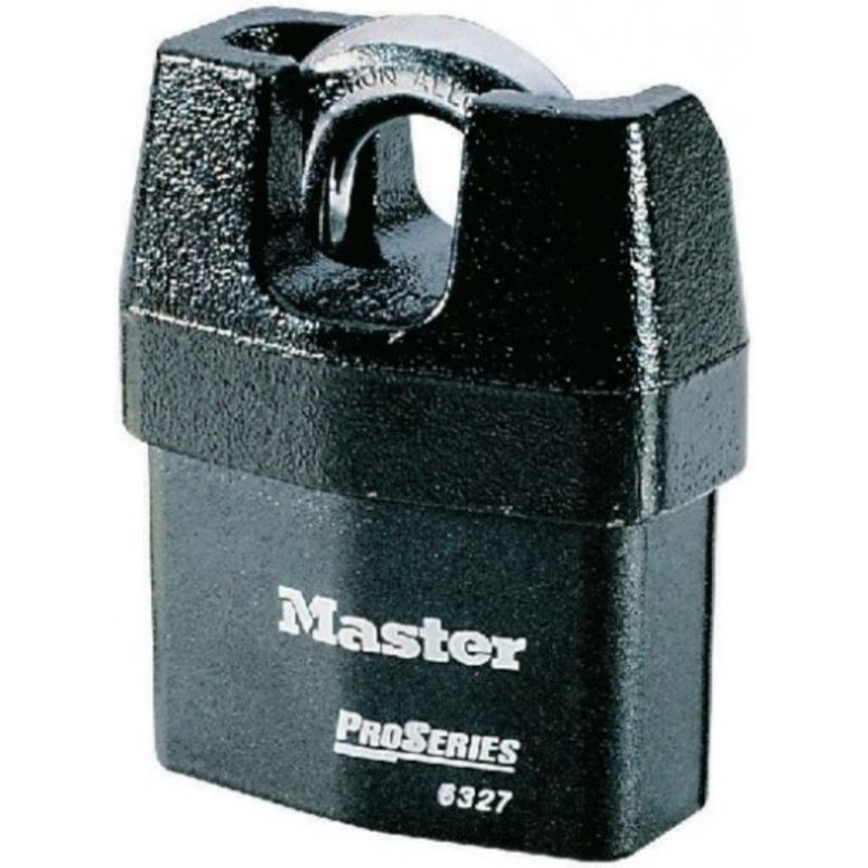 Cadenas à clé haute sécurité - anse protégée - utilisation extérieure MASTER LOCK