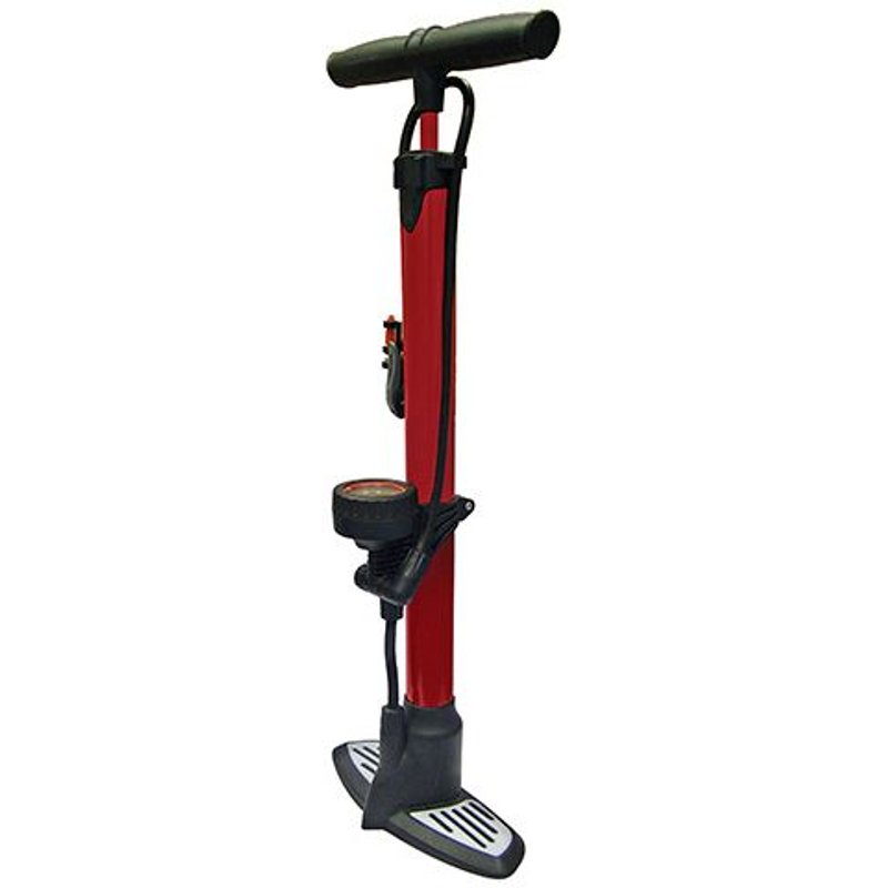 Pompe à main pour vélo avec manomètre