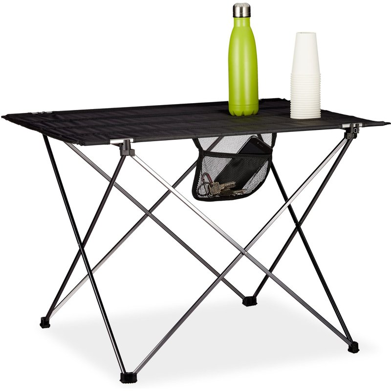 Relaxdays Table De Camping Pliante Table De Camping Pliable Table De Voyage Alu Plein-Air