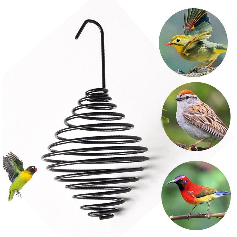 Mangeoire Pour Oiseaux Suspendue Extérieure Suspendue Sur Arbre Pour Décoration De Cour De Jardin Hexagone En Forme De Toit