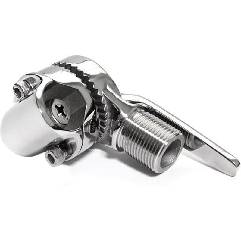 Support D'antenne Poli Par Miroir Réglable De Bâti De Base D'acier Inoxydable De L'antenne Marine Vhf 316 Pour La Fenêtre De Yacht De Bateau