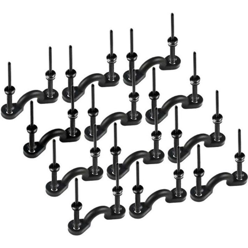 Boucle De Corde De Pont Boucle De Type C Boucle Bossue Boucle De Poignée De Kayak Avec Tous Les Rivets Noirs