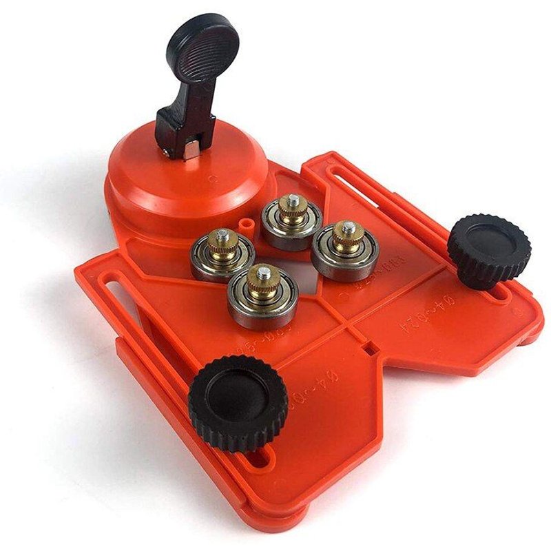 scie cloche localisateur foret Guide ouvertures localisateurs gabarit montage réglable ventouse sous vide gamme de Base 1/6 pouces-3 1/4 pouces