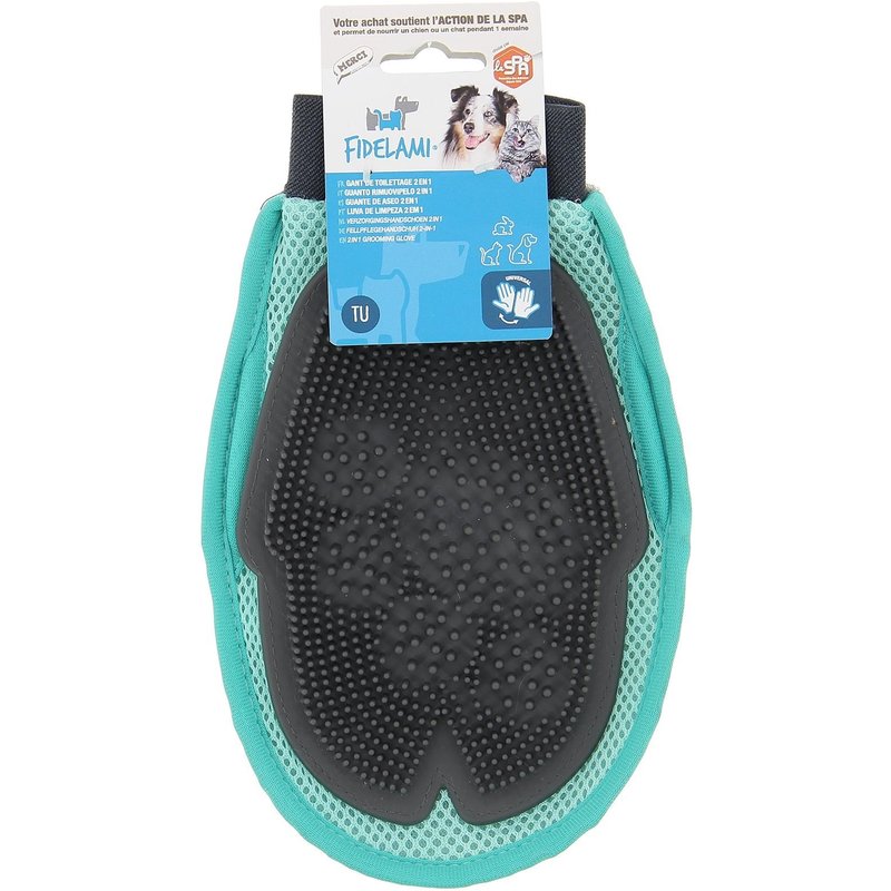 Gant De Toilettage 2en1