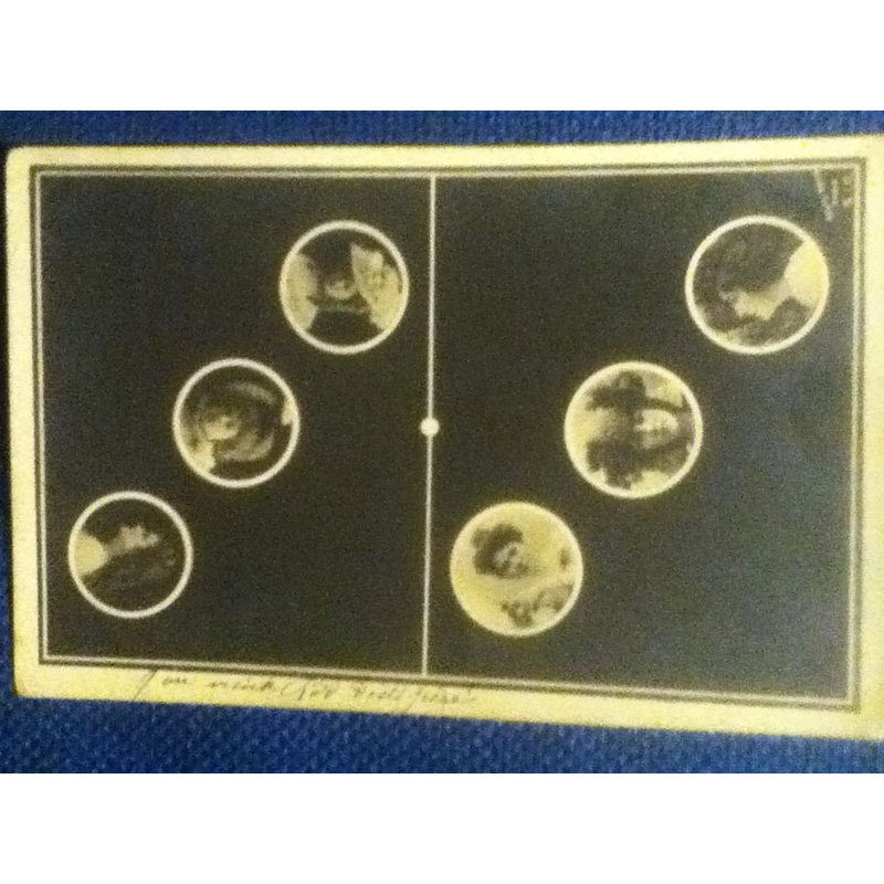 6 Jeunes Femmes En Médaillon - Carte Écrite En Janvier 1904. Timbre Au Verso.