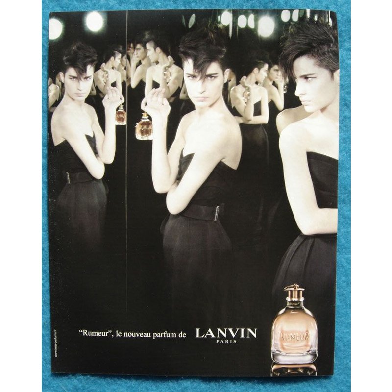 Publicité Papier - Parfum Rumeur De Lanvin De 2006