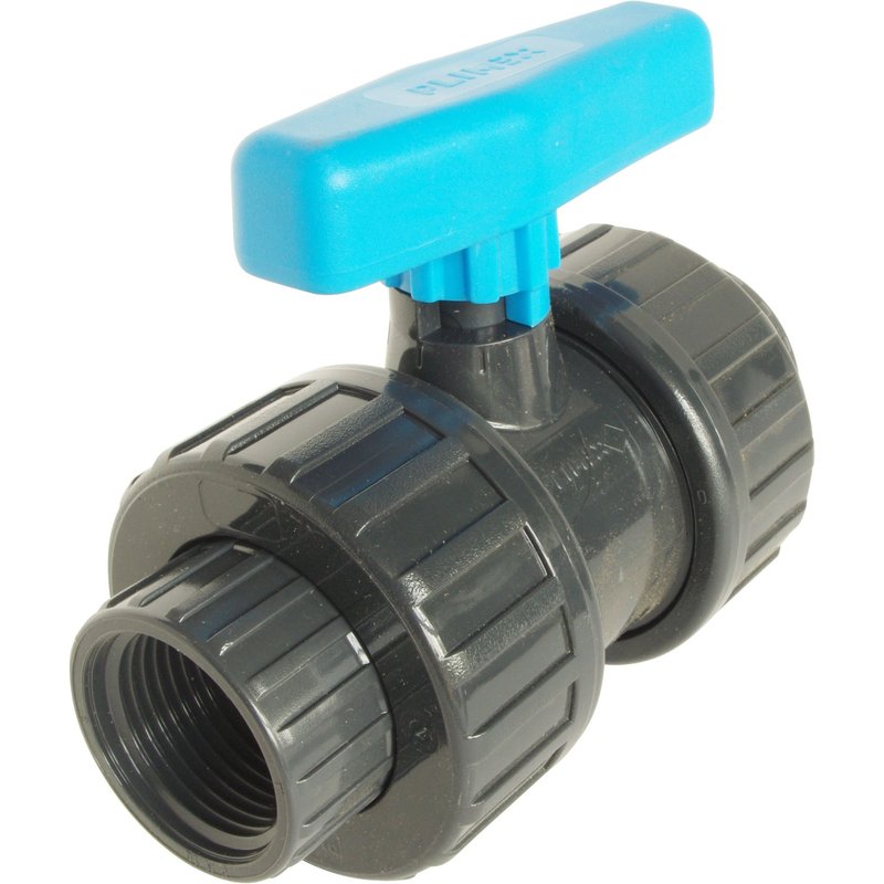 Vanne à sphère plastique à visser Double Femelle 26/34