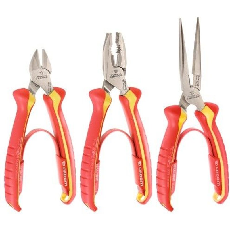 Jeu de 3 pinces isolées VDE 1000V - VE.A4 FACOM