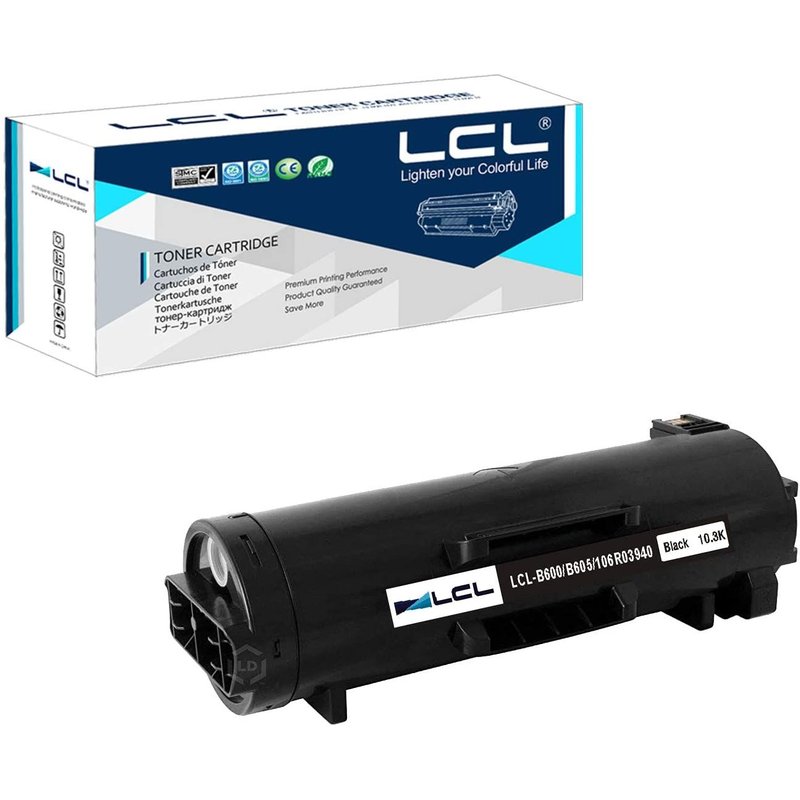 LCL Cartouche de Toner Compatible VersaLink B600 B605 B610 B615 106R03940 10300 Pages (1 Noir) Remplacement pour Xerox VersaLink B600/Xerox VersaLink B605/Xerox VersaLink B610/Xerox VersaLink B615
