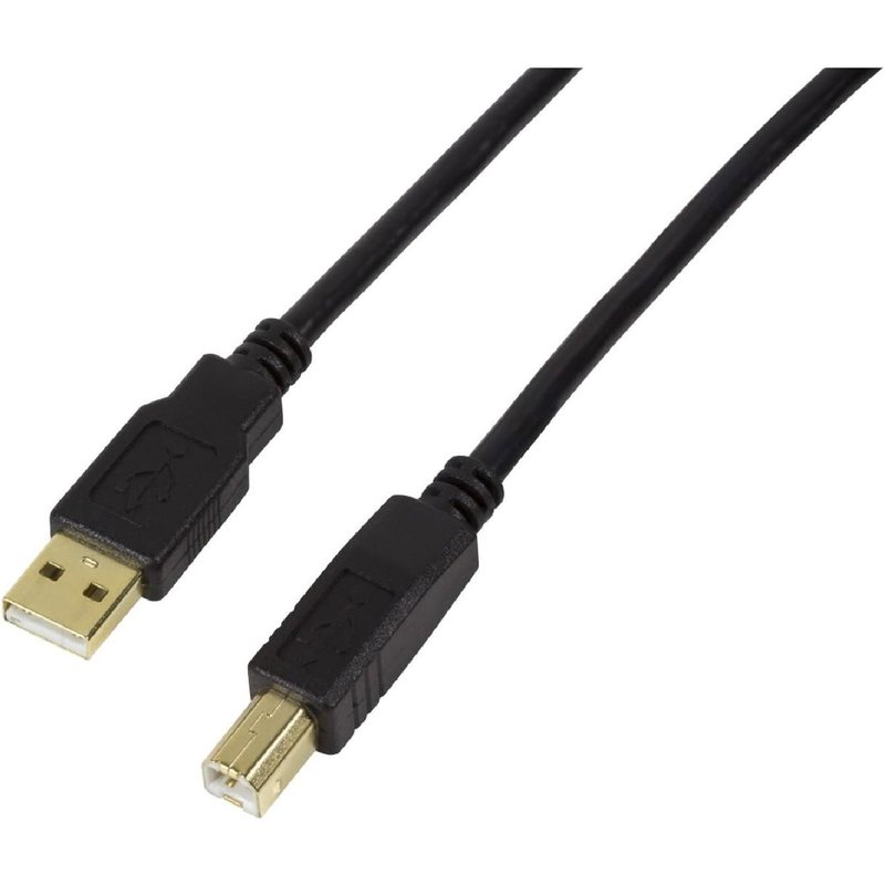 Cable repeteur USB A 1.1 male USB B 2.0 male AM-BM actif noir - 20m