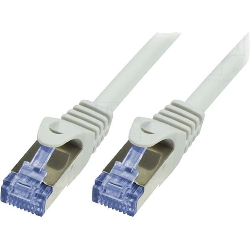 Cable reseau RJ45 male S-FTP Cat 6a gris - 3m