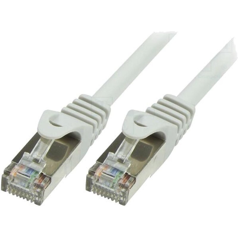 Cable reseau RJ45 male SF-UTP Cat.5e gris- 7.5m