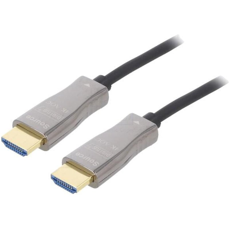 Cable HDCP 1.4 HDCP 2.2 HDMI 2.0 optique UHD 4K 10m - Noir