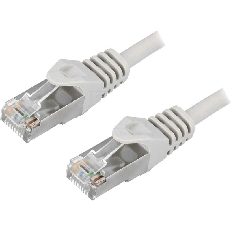 Cordon raccordement F-UTP Cat.5e Gris - 2m