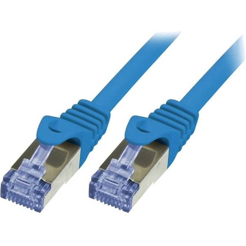 Cordon de raccordement S-FTP Cat.6a bleu - 3m