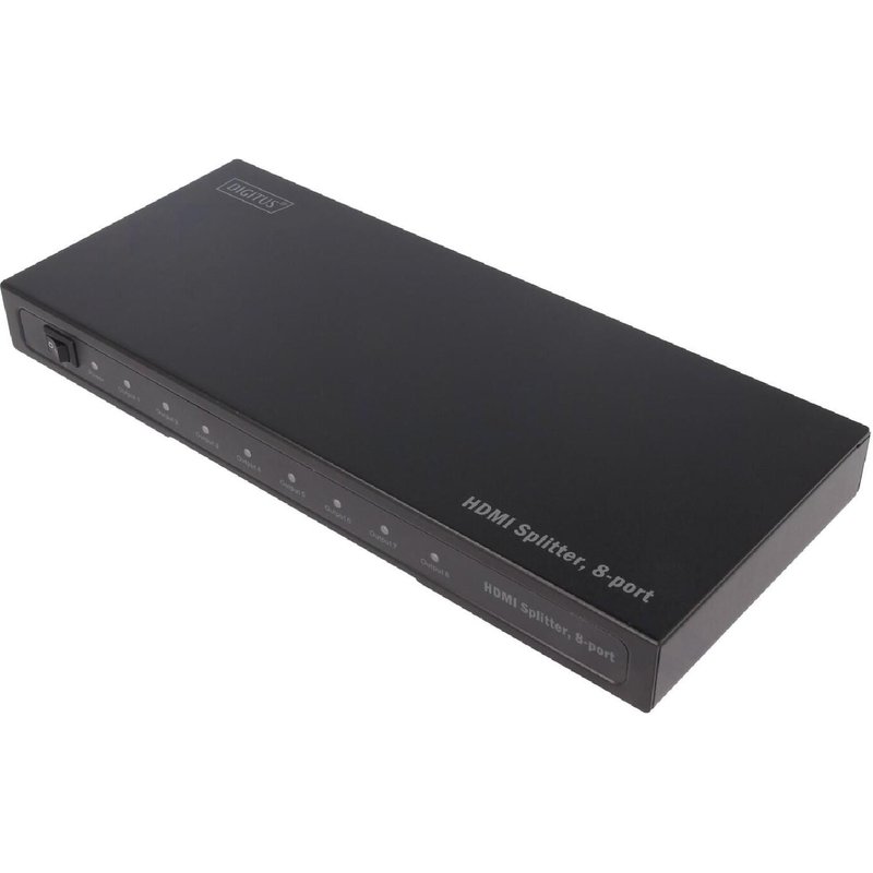 Repartiteur HDCP 1.2 HDMI femelle X8 noir