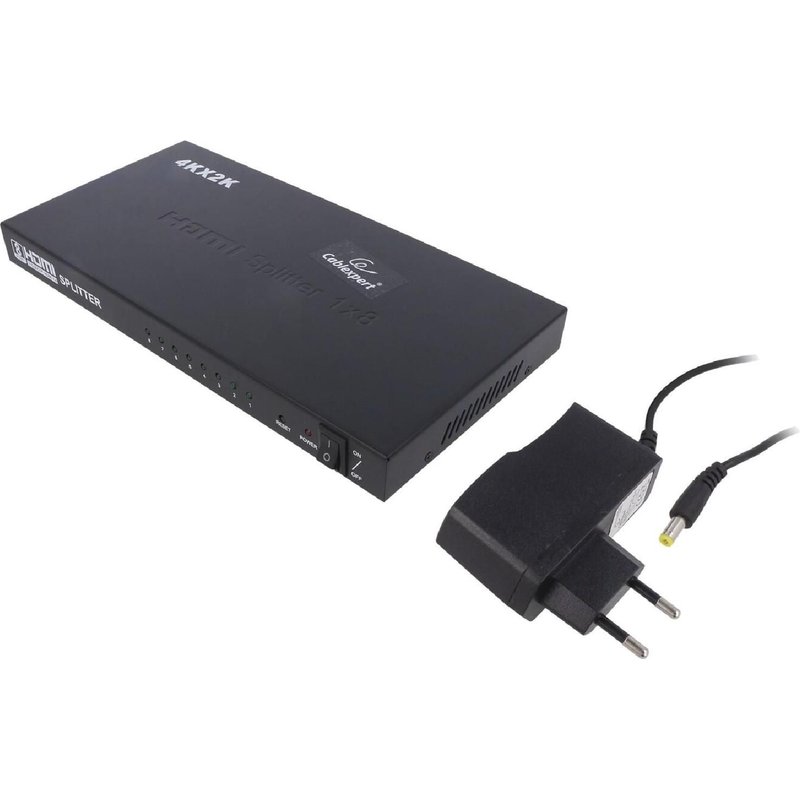Repartiteur HDCP.HDMI 1.4 femelle X8 noir