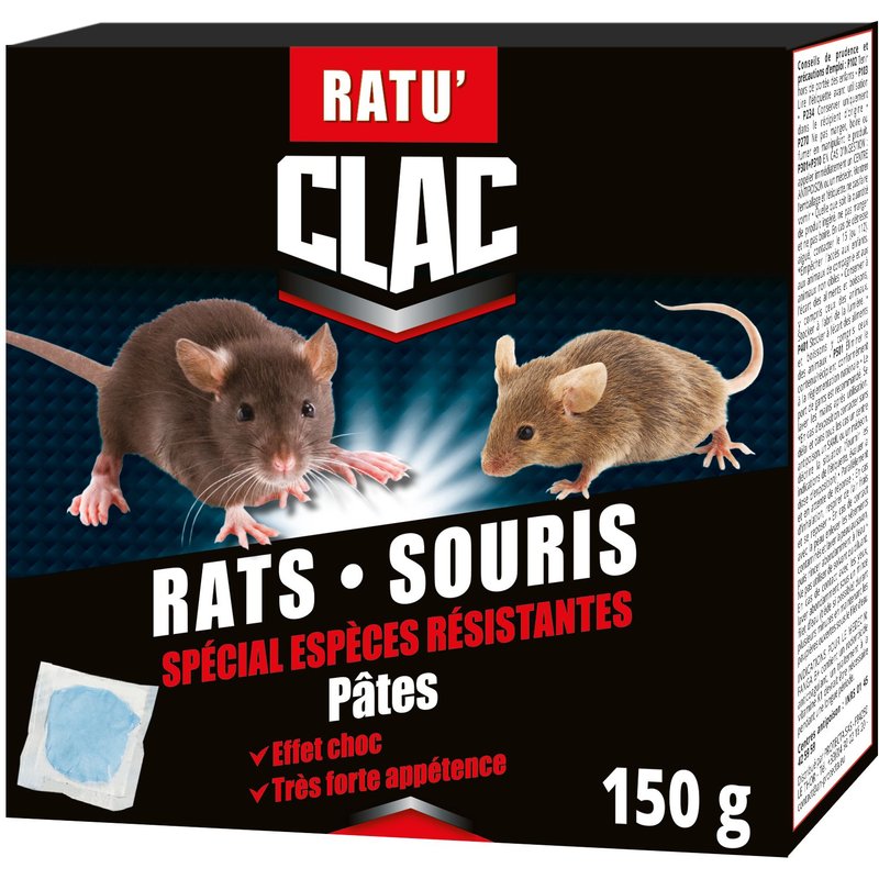 Protecta RATICIDE POLYVALENT RATS ¿ SOURIS SPÉCIAL ESPÈCES RÉSISTANTES