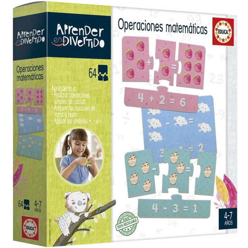 L'apprentissage Est Amusant Opérations Mathématiques Educa 18699