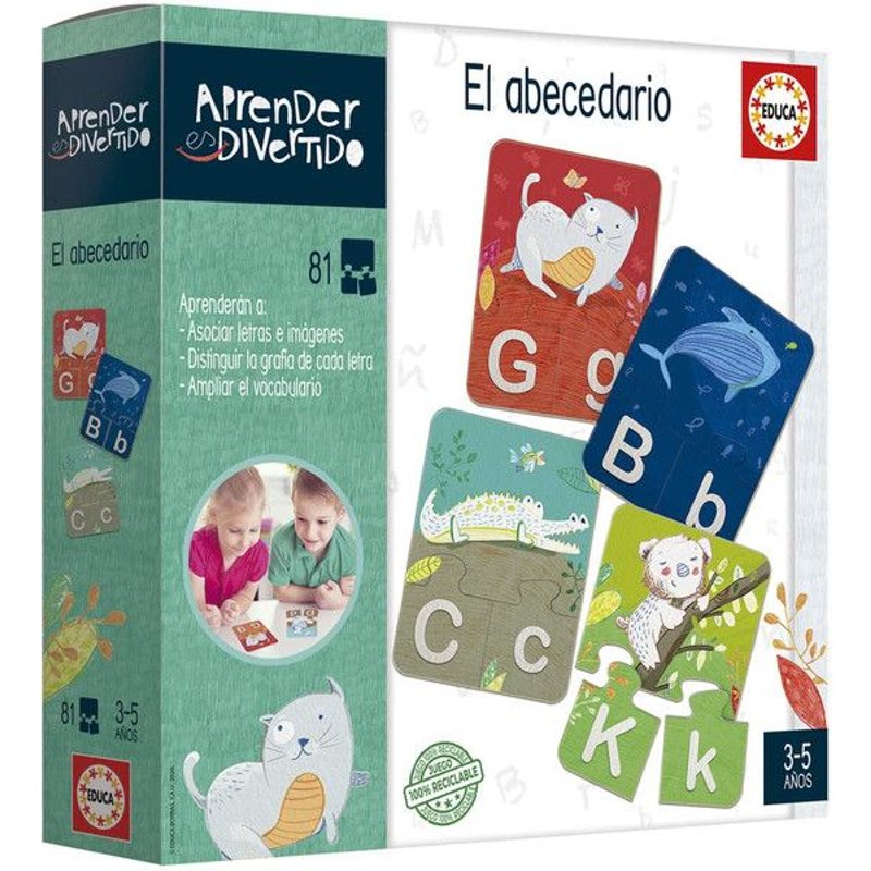 L'apprentissage Est Amusant L'alphabet Educa 18696