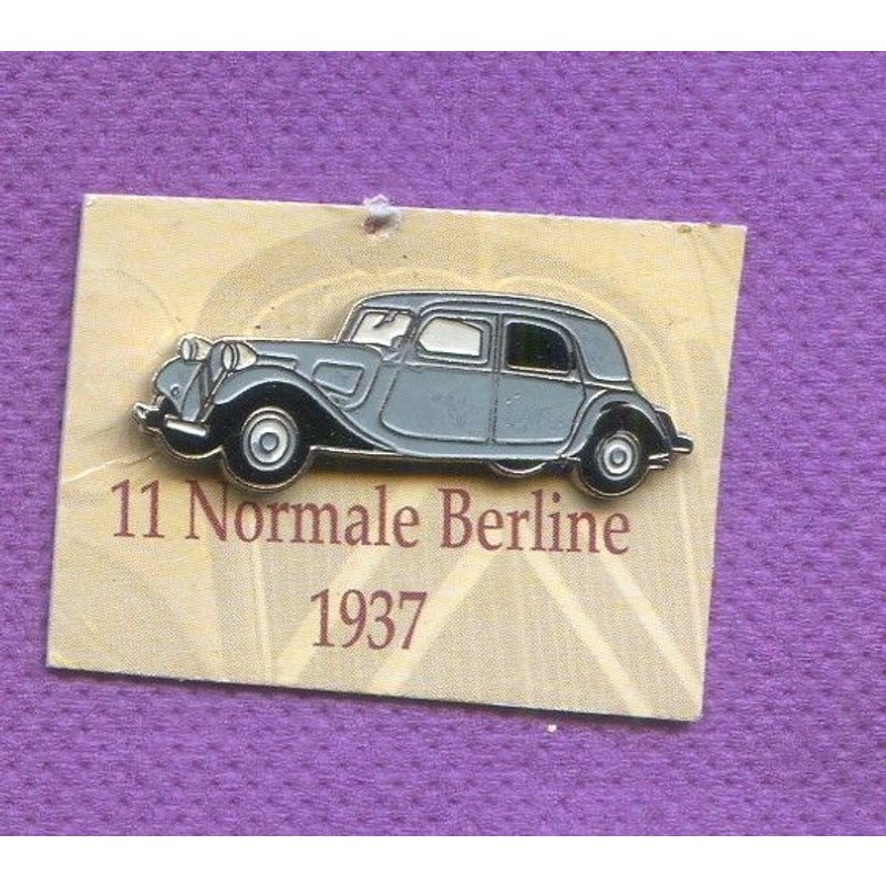 Rare Pins Auto Voiture Citroen 11 Normale Berline 1937 M395
