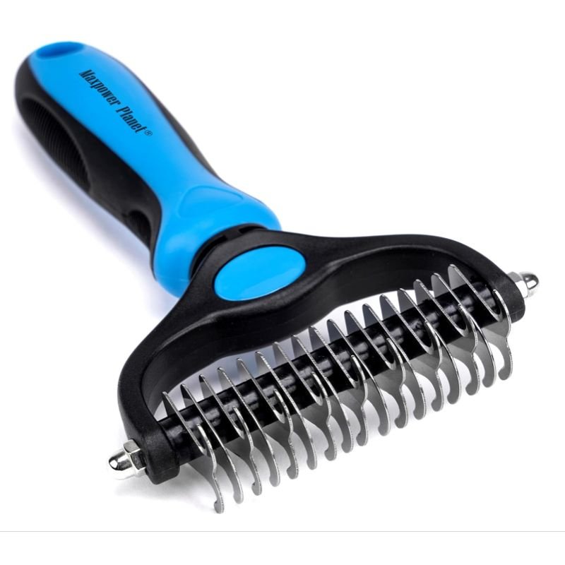 Brosse Pour Chien ¿ Outil De Démêlage Double Face ¿ Râteau À Sous-Poil Pour Chien, Brosse Pour Chat ¿ Brosse De Toilettage Pour Chien ¿ Brosse De Toilettage Pour Chien ¿ Brosse De