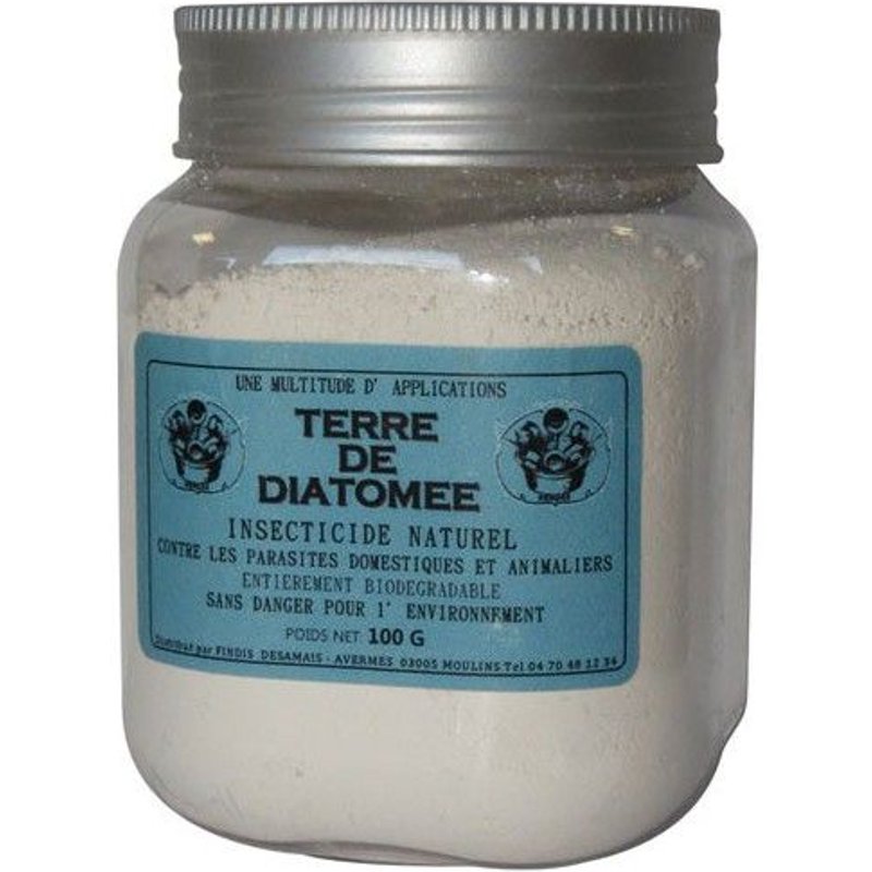 Terre de diatomée 100g insecticide naturel contre les parasites