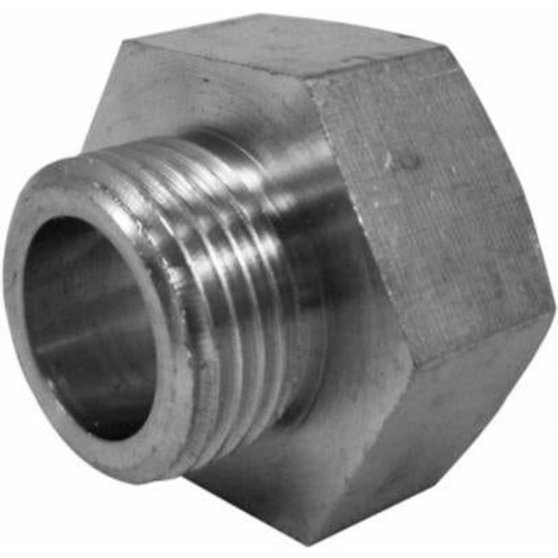 Mamelon réduit mâle/femelle chromé (femelle plus grand) laiton - à visser - 246 - pour tube cuivre